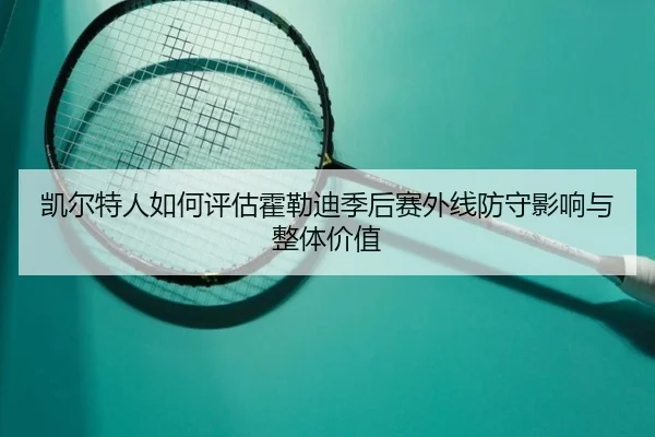 凯尔特人如何评估霍勒迪季后赛外线防守影响与整体价值